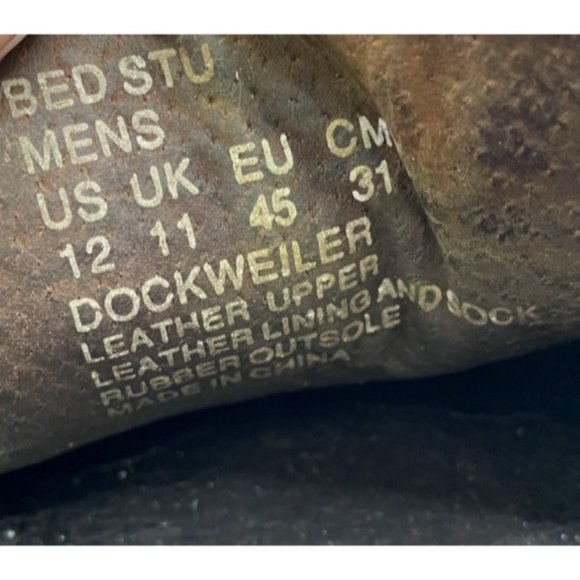 Bed|Stu Men's Dockweiler Brown Leather Casual Loafers Size 12M - Picture 7 of 7